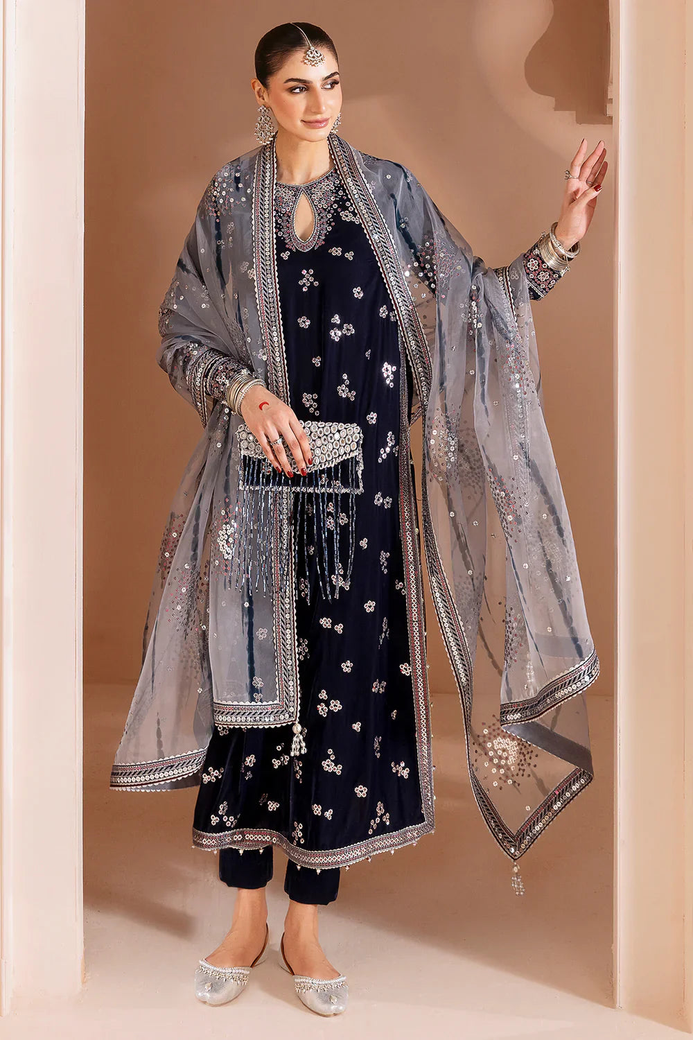 jazmin | Chandani Velvet Formals '25 | Embroidered Velvet Formal CVF D-03