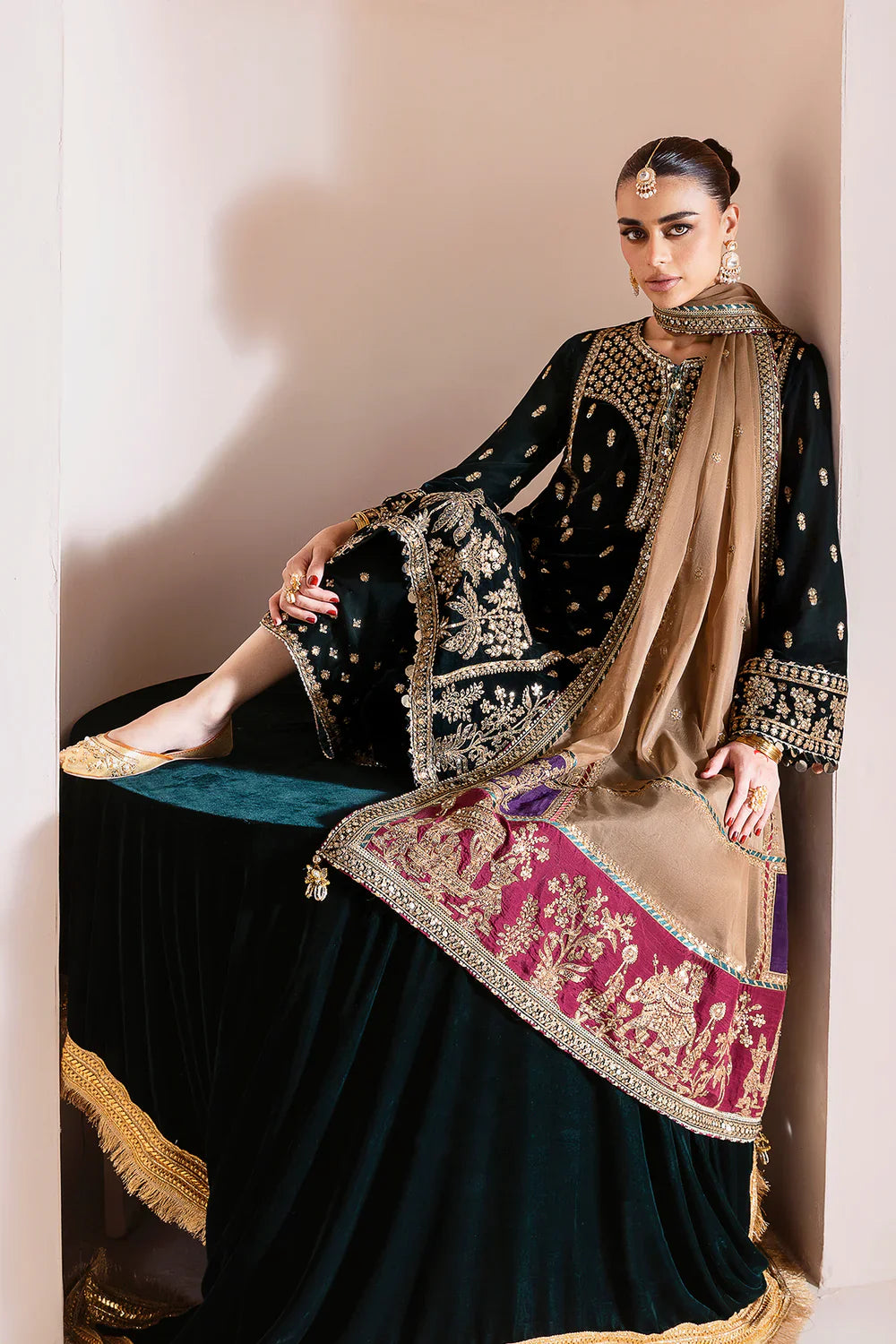 jazmin | Chandani Velvet Formals '25 | Embroidered Velvet Formal CVF D-01