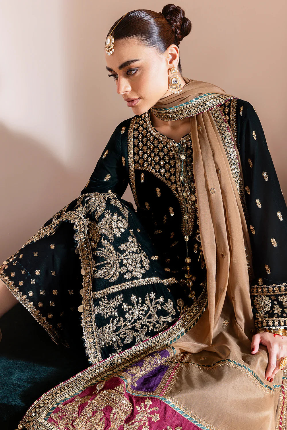 jazmin | Chandani Velvet Formals '25 | Embroidered Velvet Formal CVF D-01