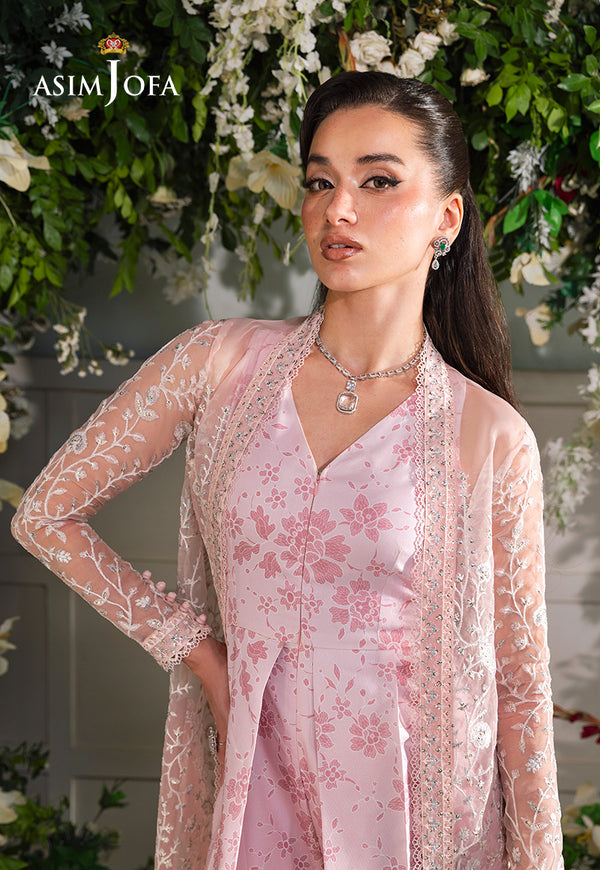 Asim Jofa | Lumiere Formals | AJLFC-02 EMBROIDERED ORGANZA