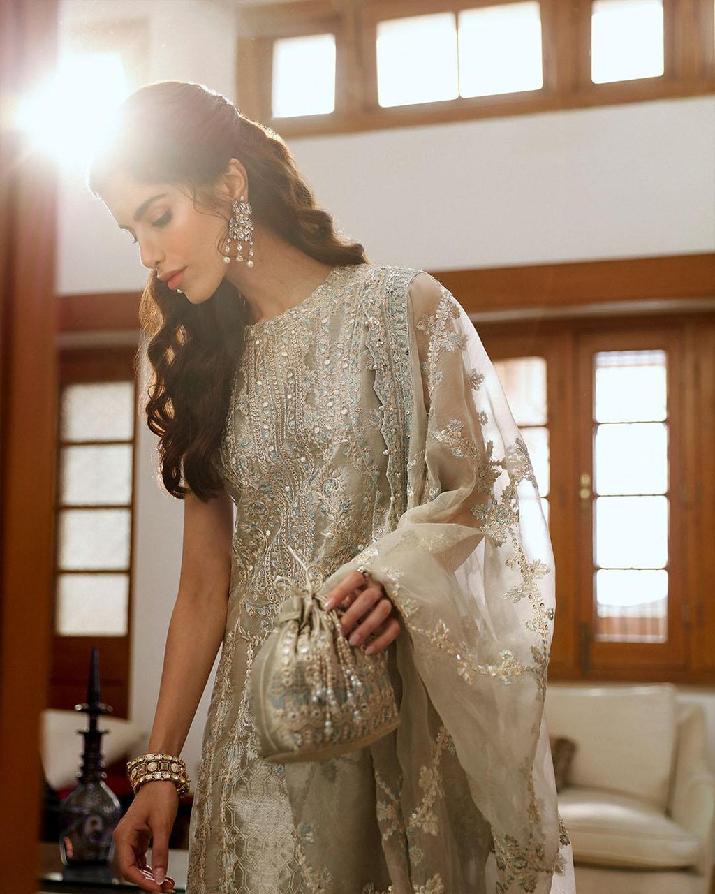 Faiza Saqlain | FS Luxe Mehermah | Damaris - House Of Anaya