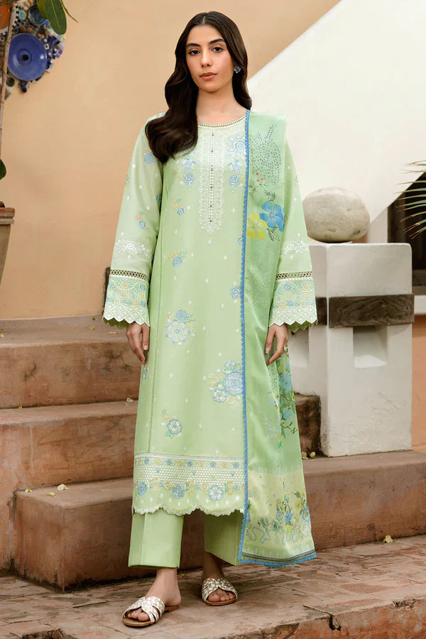 Farasha | Summer Weaves Embroidered lawn'26 | Summer Mist