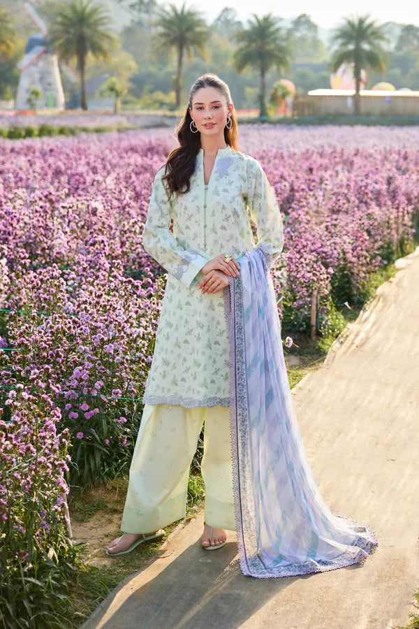 Farasha | Printed Essentials’26 | Mint Petaline