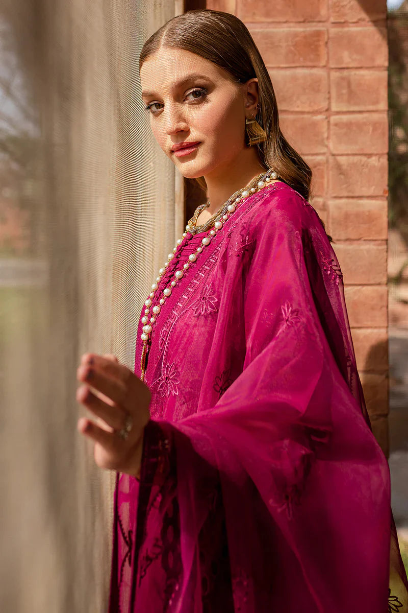 Farasha | Summer Weaves Embroidered lawn'26 | Viola