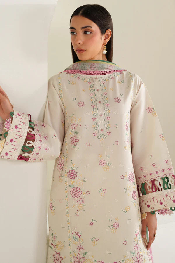 Farasha | Summer Weaves Embroidered lawn'26 | Meadow Bloom