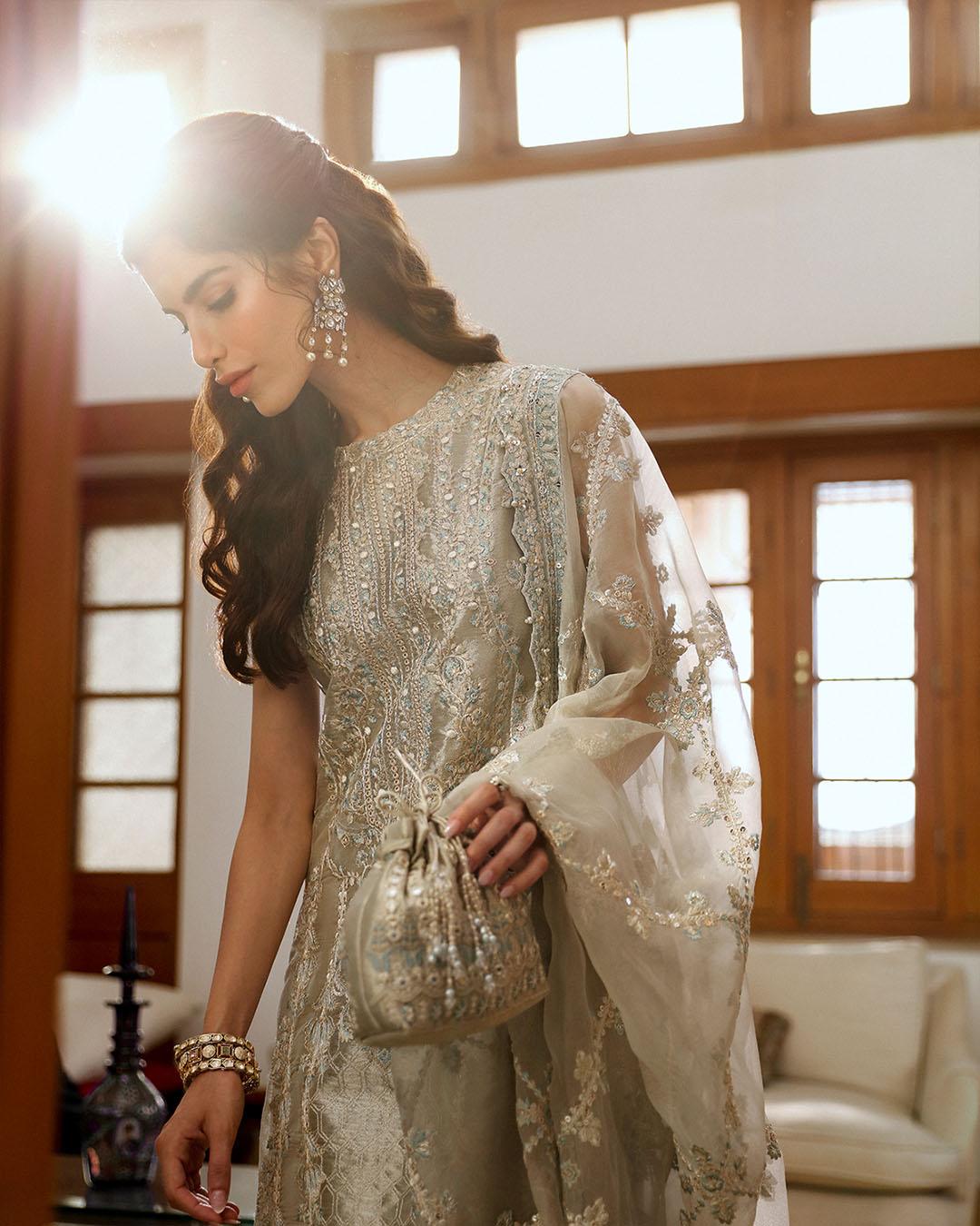 Faiza Saqlain | FS Luxe Mehermah | Damaris - House Of Anaya