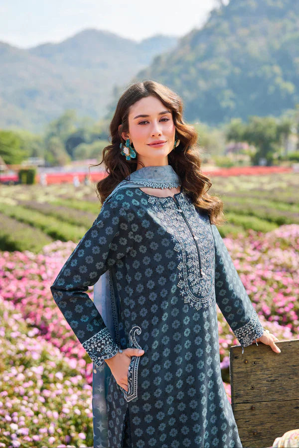 Farasha | Printed Essentials’26 | Blue Reverie