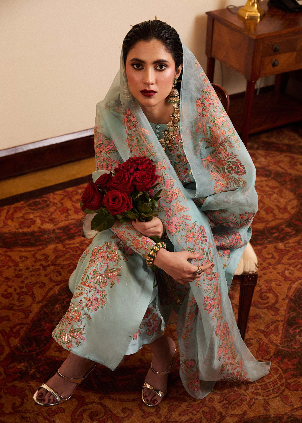 Hussain Rehar | Luxury Pret SS 24 | Salji - House Of Anaya