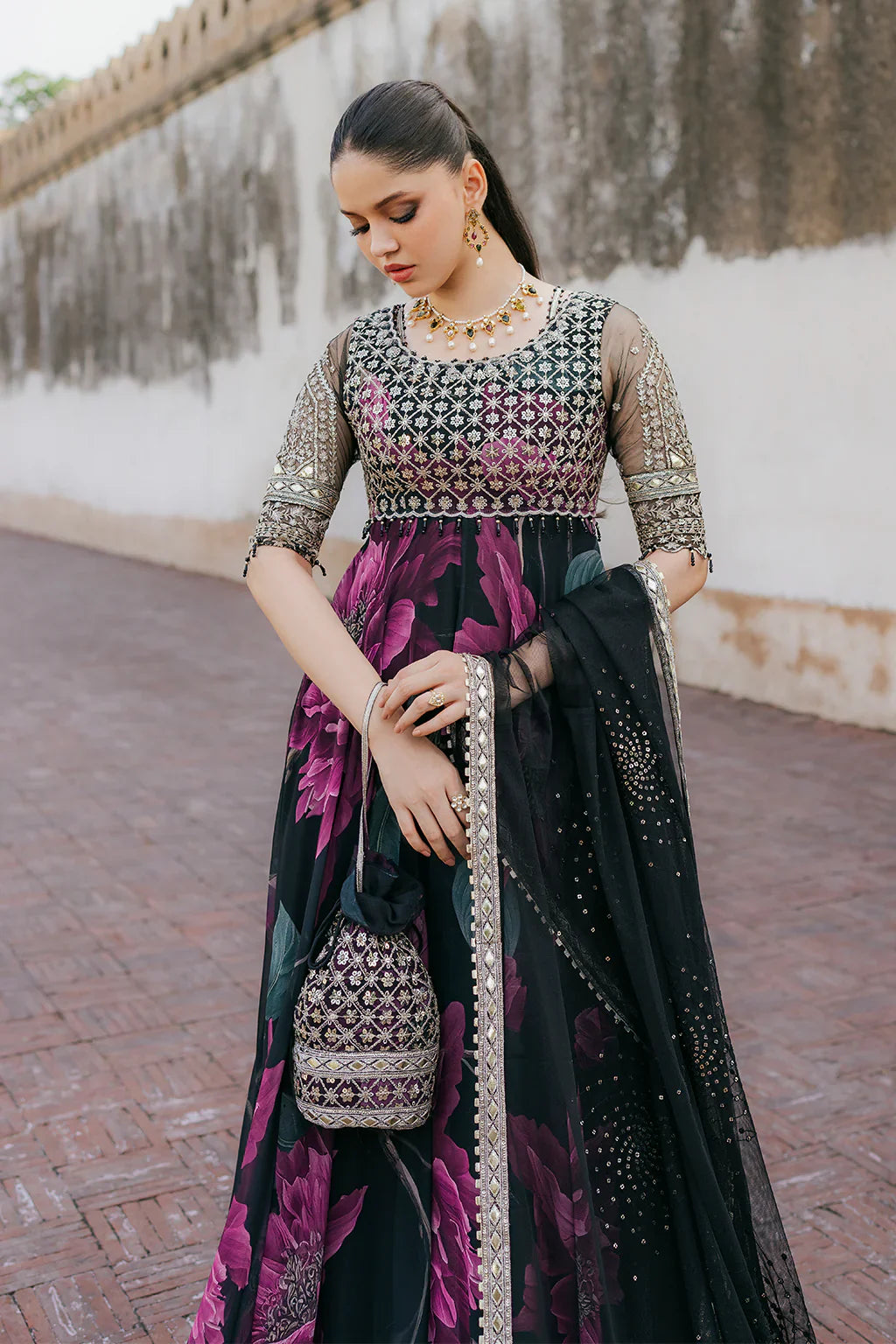 Iznik | Exclusive Formals | UE-321 Printed Chiffon