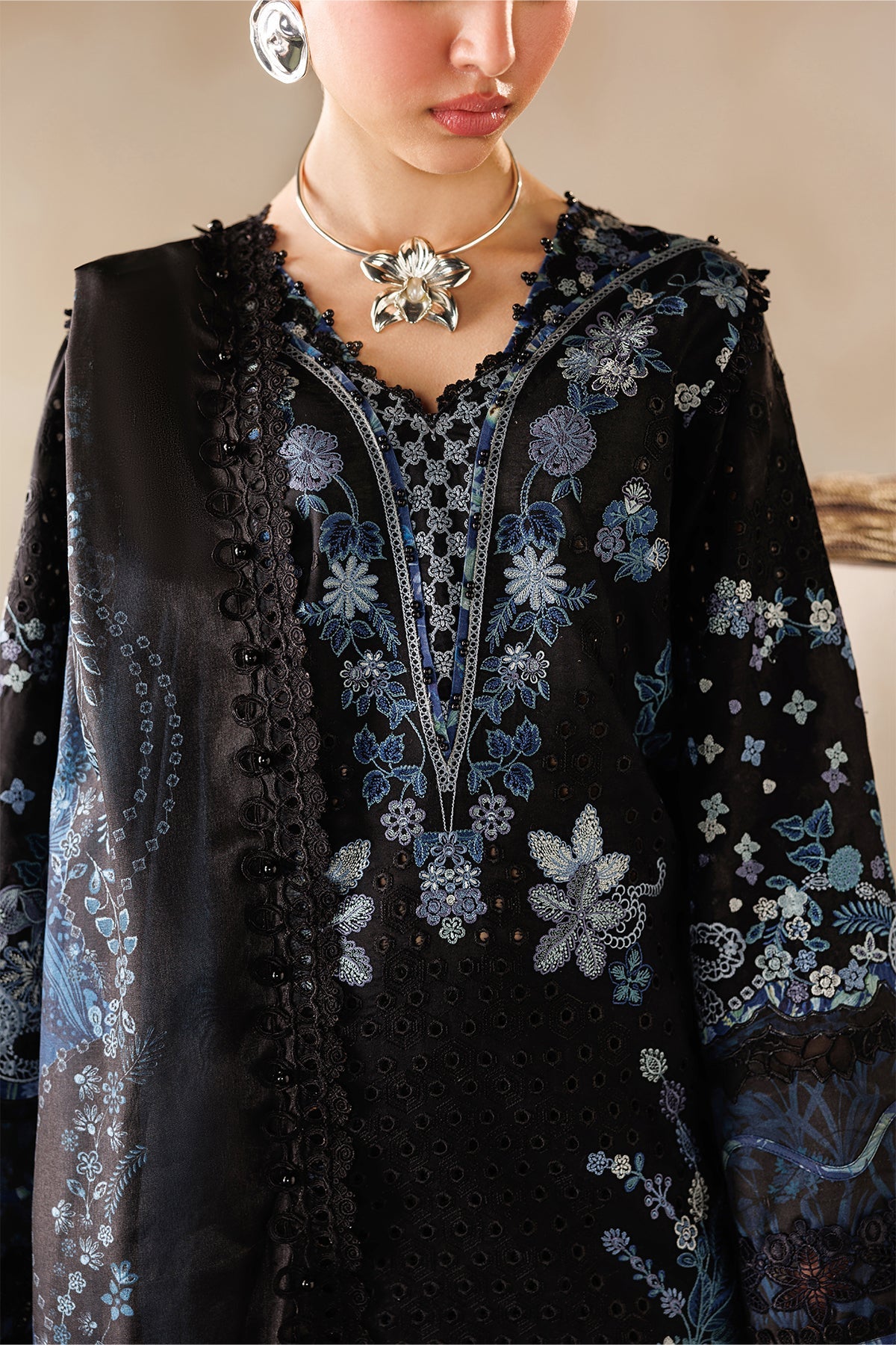 Baroque | Edit Lawn’26 | EMBROIDERED LAWN EL26-D08 UNSTITCHED