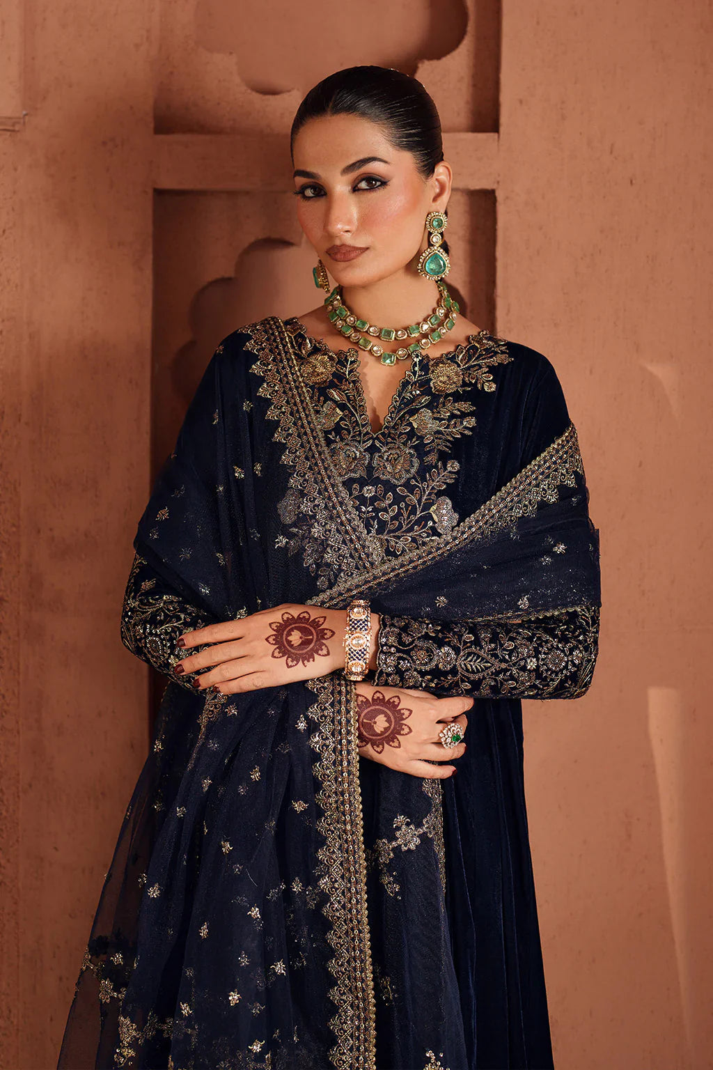 IZNIK | Raagni Velvet Formals | IV-66 Embroidered Velvet