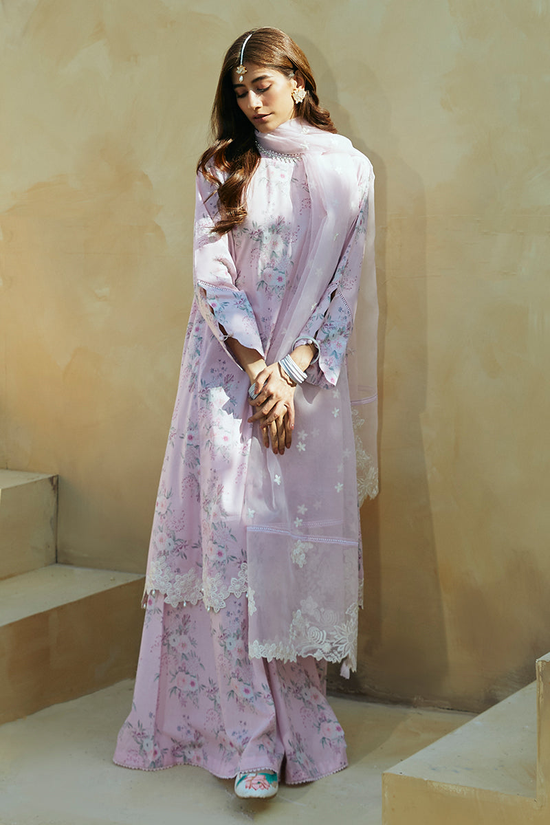 Cross Stitch | Premium Lawn 24 | SHADOW BERRY - House Of Anaya
