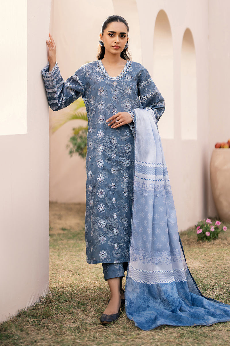 Baroque | Luxury Pret 24 | LAWN UF-601 - House Of Anaya