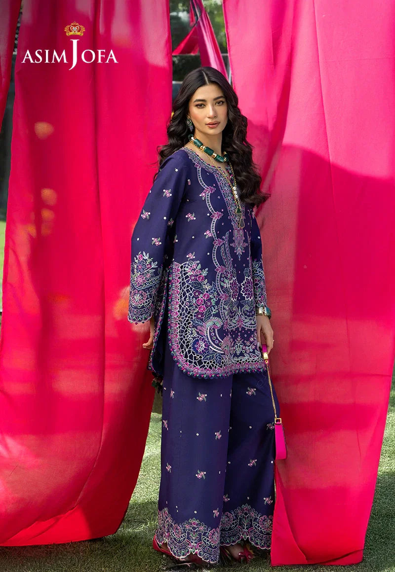 Asim Jofa | Ishq e Eid | AJULW-03 Embroidered Lawn 3 Pcs