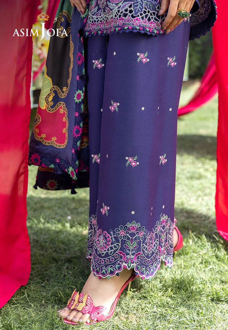 Asim Jofa | Ishq e Eid | AJULW-03 Embroidered Lawn 3 Pcs