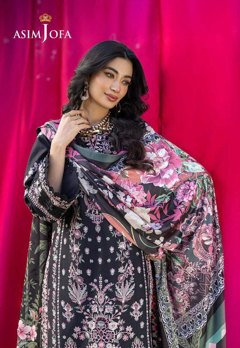 Asim Jofa | Ishq e Eid | AJULW-05 Embroidered Lawn 3 Pcs