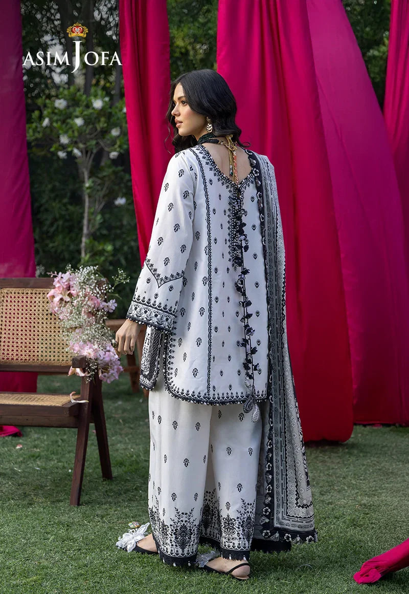Asim Jofa | Ishq e Eid | AJULW-04 Embroidered Lawn 3 Pcs
