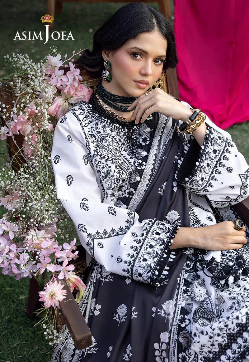 Asim Jofa | Ishq e Eid | AJULW-04 Embroidered Lawn 3 Pcs