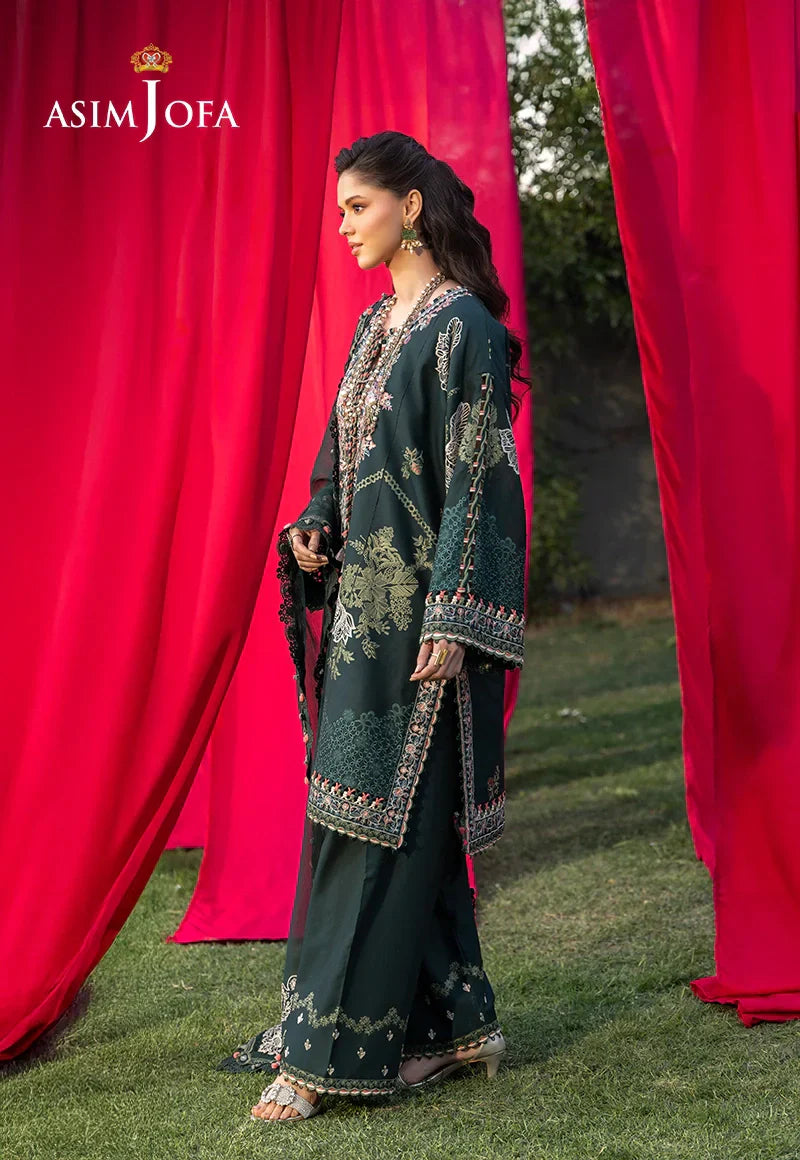 Asim Jofa | Ishq e Eid | AJULW-06 Embroidered Lawn 3 Pcs