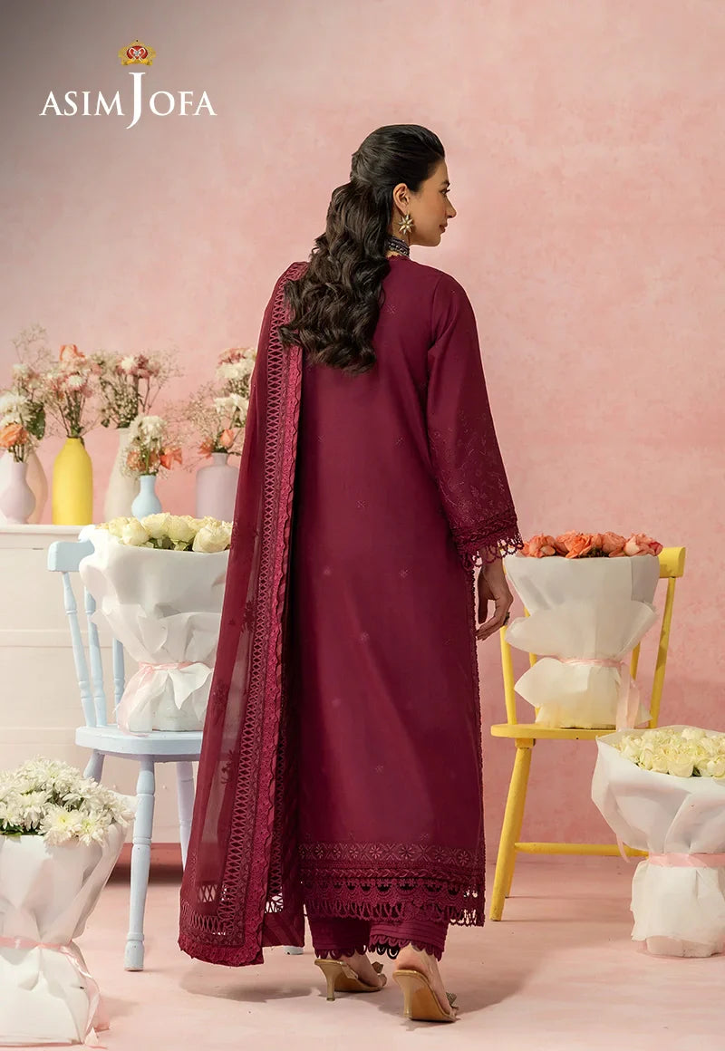 Asim Jofa | Ishq e Eid | AJULW-12 Embroidered Lawn 3 Pcs