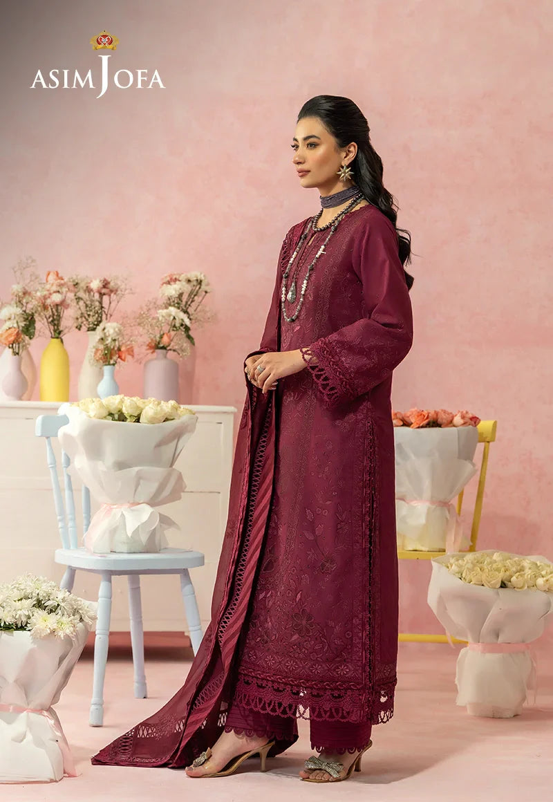 Asim Jofa | Ishq e Eid | AJULW-12 Embroidered Lawn 3 Pcs