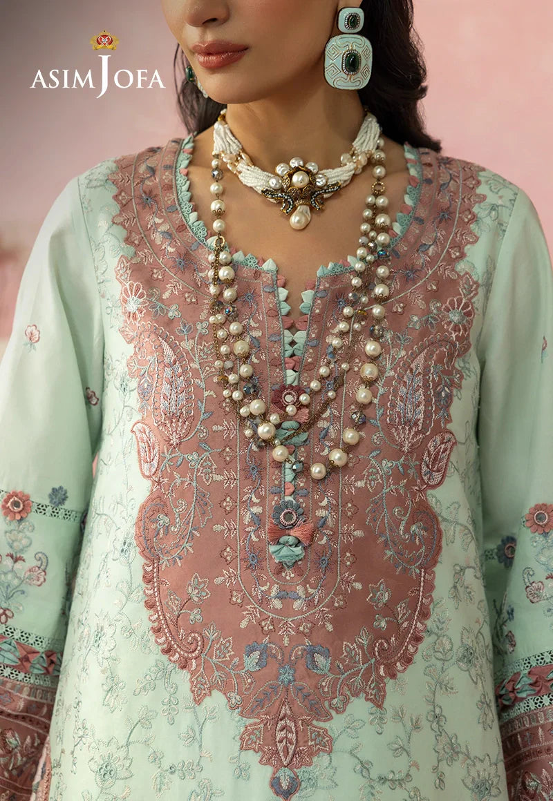 Asim Jofa | Ishq e Eid | AJULW-08 Embroidered Lawn 3 Pcs