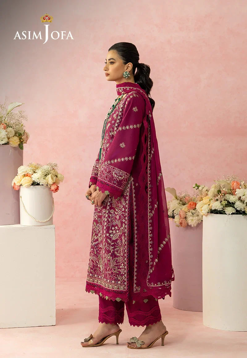 Asim Jofa | Ishq e Eid | AJULW-02 Embroidered Lawn 3 Pcs