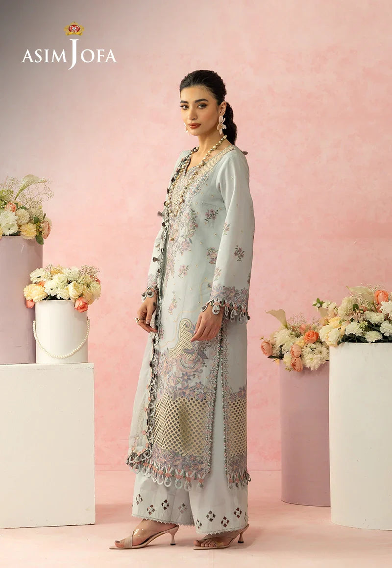 Asim Jofa | Ishq e Eid | AJULW-01 Embroidered Lawn 3 Pcs