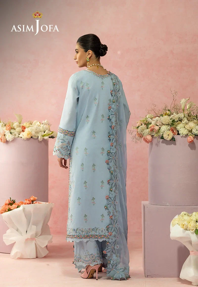 Asim Jofa | Ishq e Eid | AJULW-10 Embroidered Lawn  3 Pcs