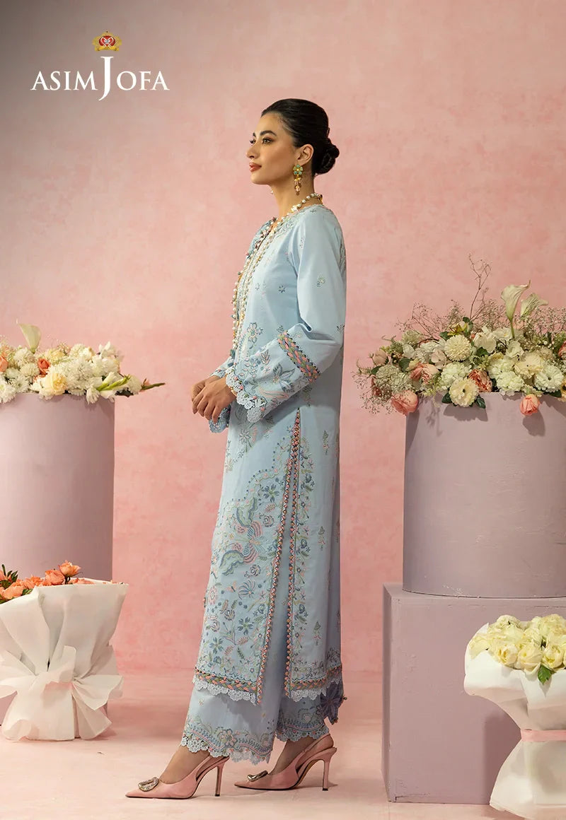 Asim Jofa | Ishq e Eid | AJULW-10 Embroidered Lawn  3 Pcs