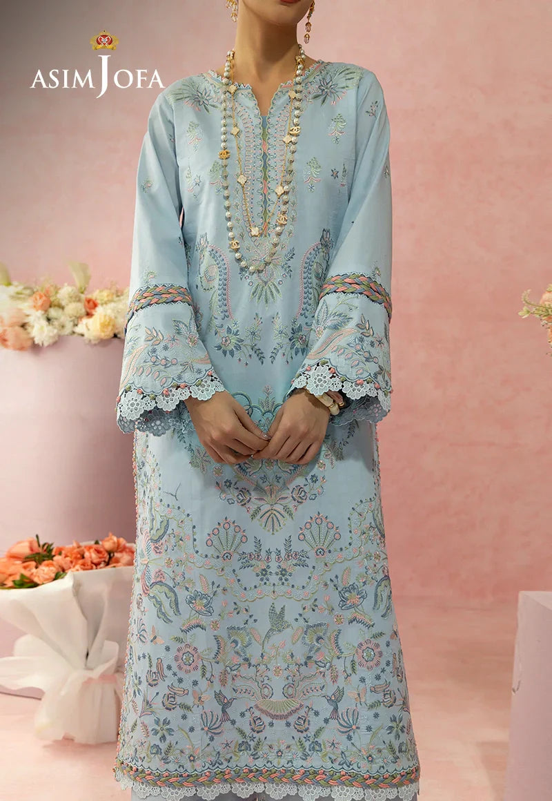 Asim Jofa | Ishq e Eid | AJULW-10 Embroidered Lawn  3 Pcs