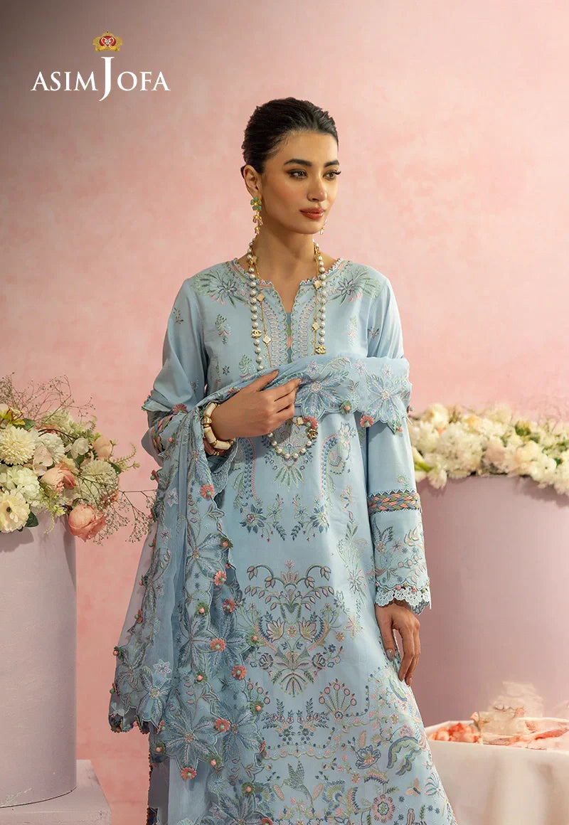 Asim Jofa | Ishq e Eid | AJULW-10 Embroidered Lawn  3 Pcs