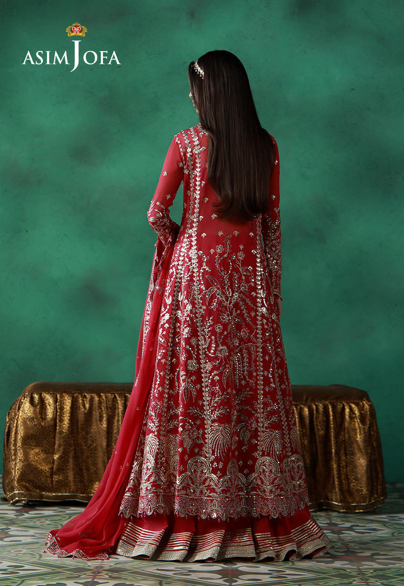 Asim Jofa | Ishq e Eid | AJULN-01 Embroidered Chiffon 3 Pcs