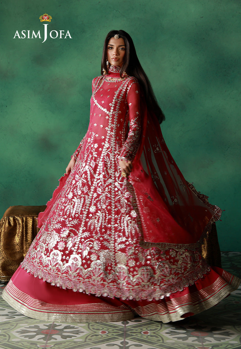 Asim Jofa | Ishq e Eid | AJULN-01 Embroidered Chiffon 3 Pcs