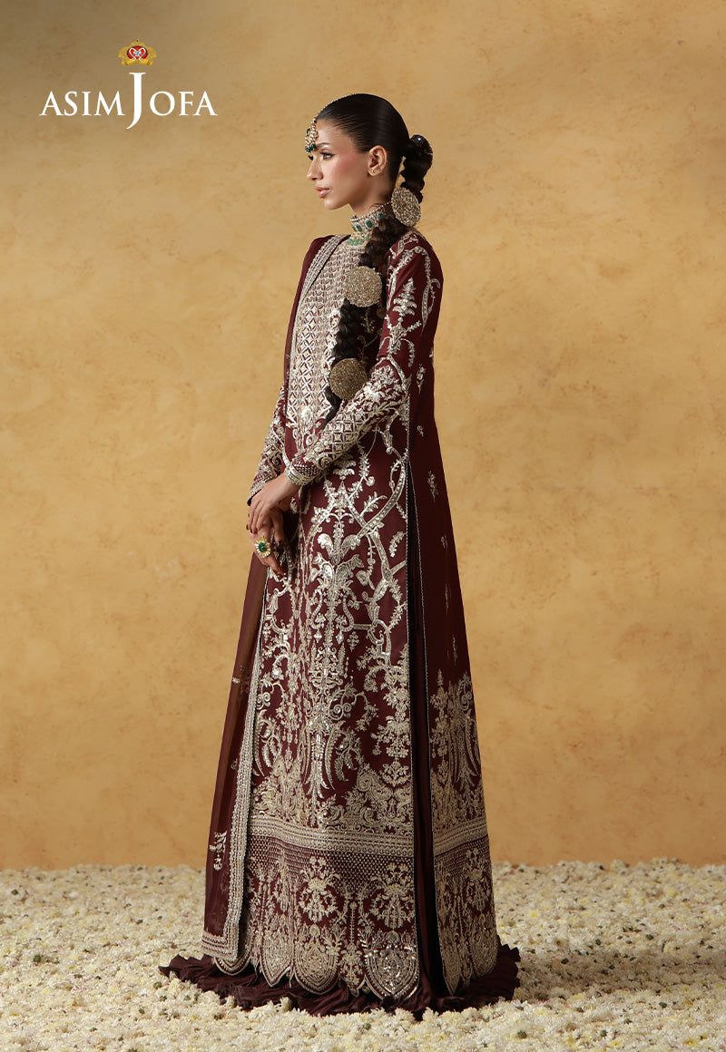 Asim Jofa | Ishq e Eid | AJULN-17  Embroidered Raw Silk  3 Pcs