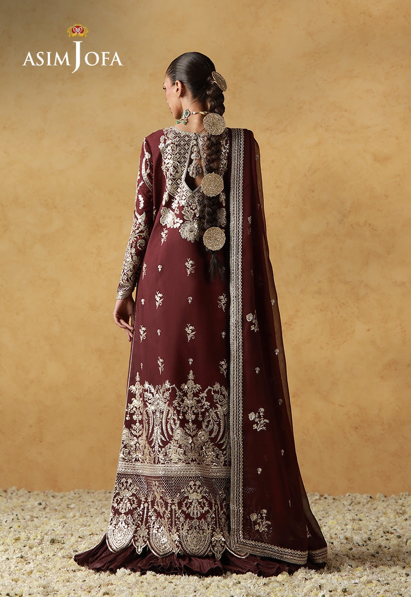 Asim Jofa | Ishq e Eid | AJULN-17  Embroidered Raw Silk  3 Pcs