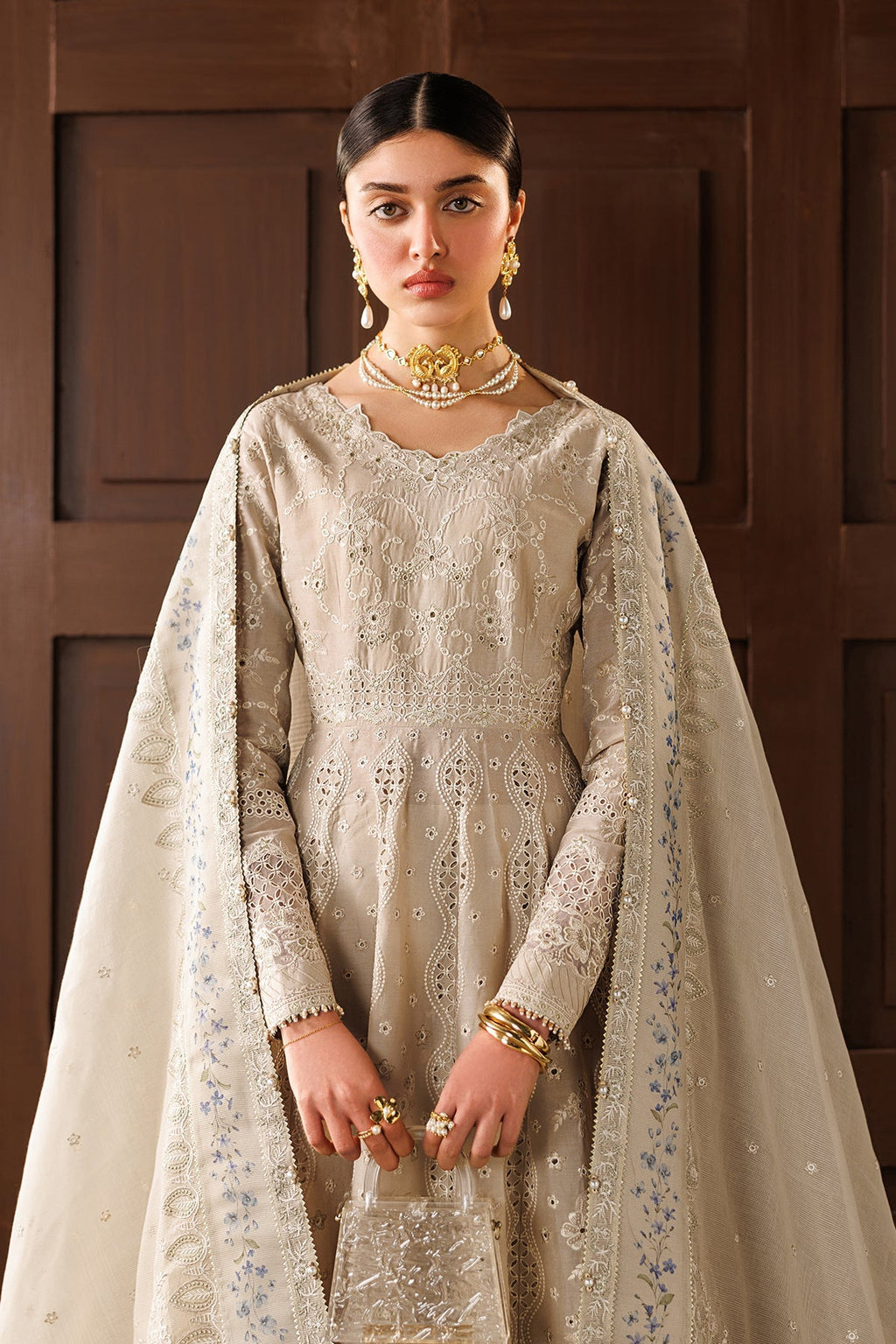 Baroque | Edit Lawnƒ??26 | EMBROIDERED LAWN EL26-D03 UNSTITCHED
