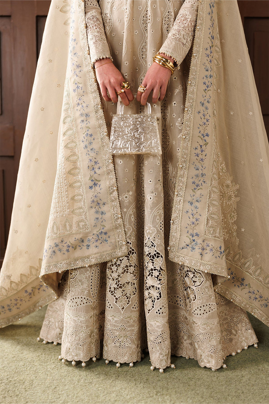 Baroque | Edit Lawnƒ??26 | EMBROIDERED LAWN EL26-D03 UNSTITCHED