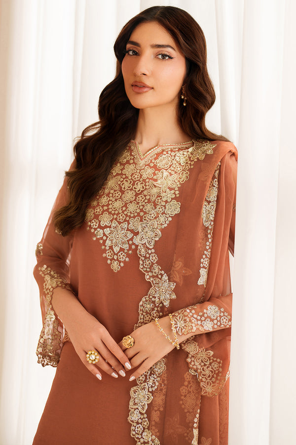 Farasha | STITCHED FORMALS ’26 | Warm Saffron