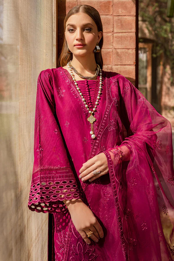 Farasha | Summer Weaves Embroidered lawn'26 | Viola