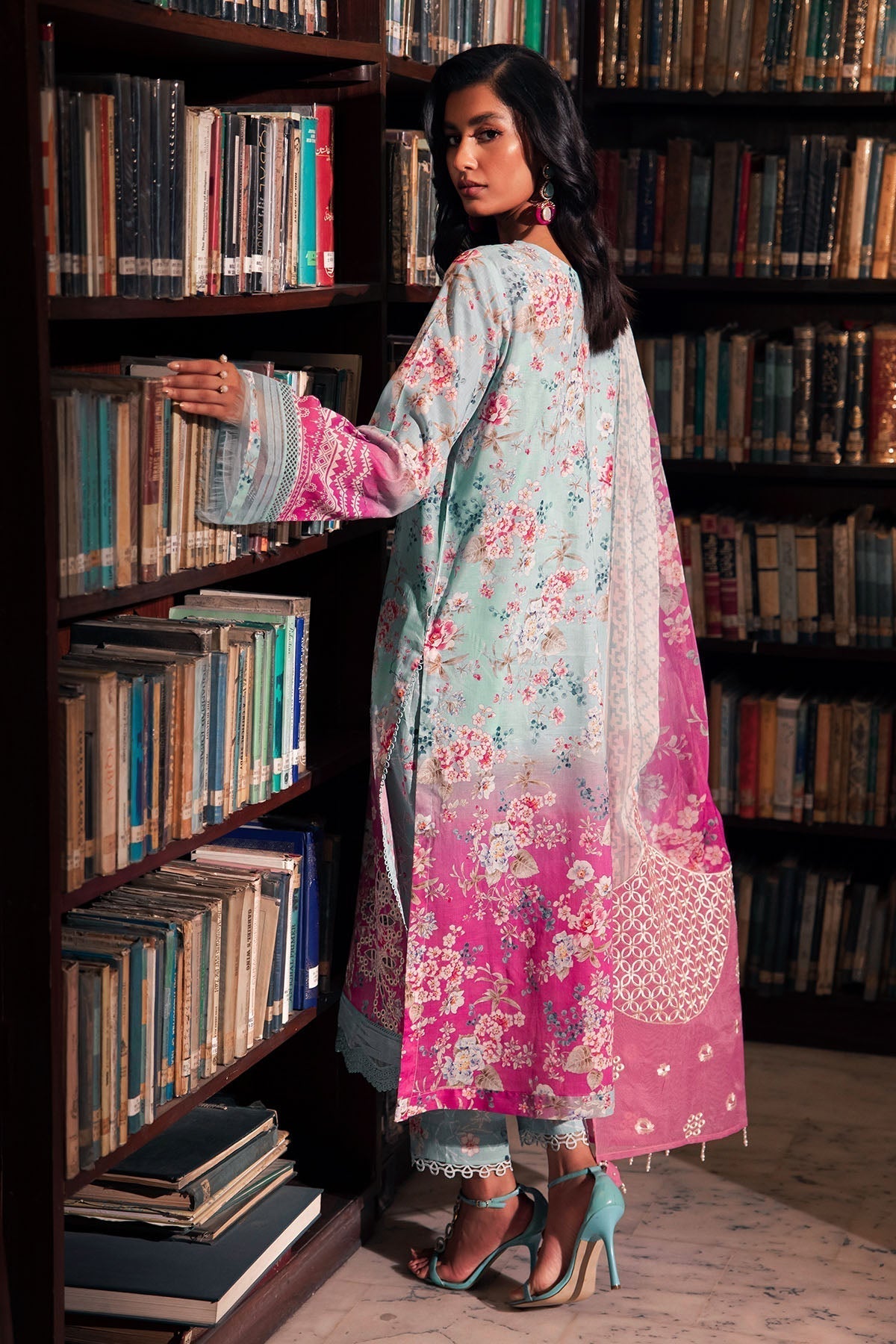 Nureh | Glam Girl Lawn | GL-16 - Riwayat-e-Khas