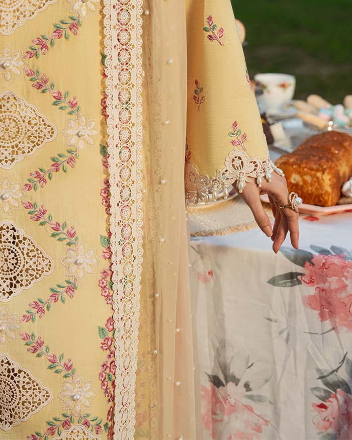 Zevk | Flora Festive Lawn Vol II | LIME