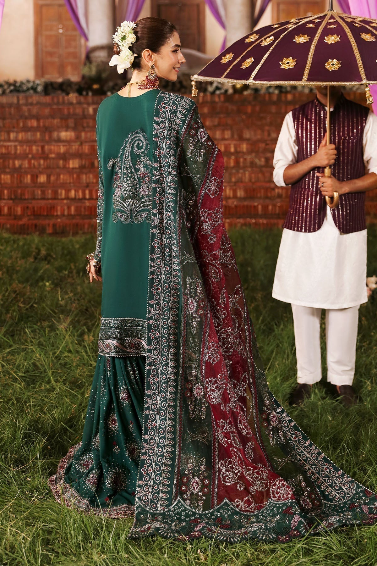 Nureh | Jhoomro Wedding Formals | NL-68 SHADMANI - Riwayat-e-Khas