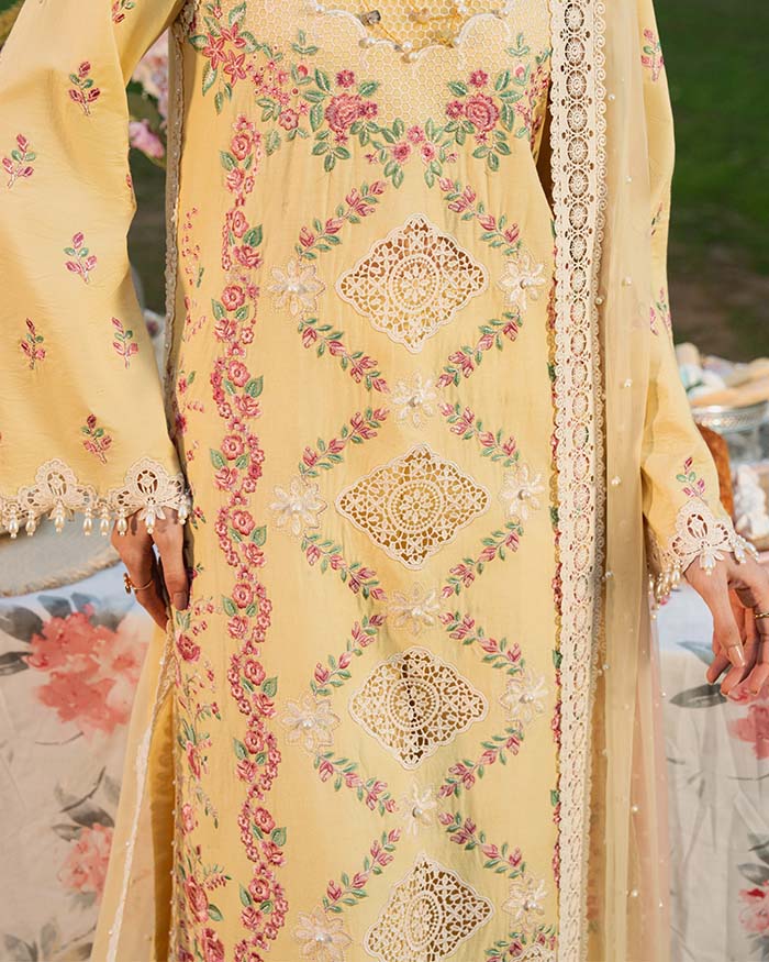 Zevk | Flora Festive Lawn Vol II | LIME