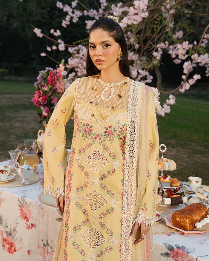 Zevk | Flora Festive Lawn Vol II | LIME