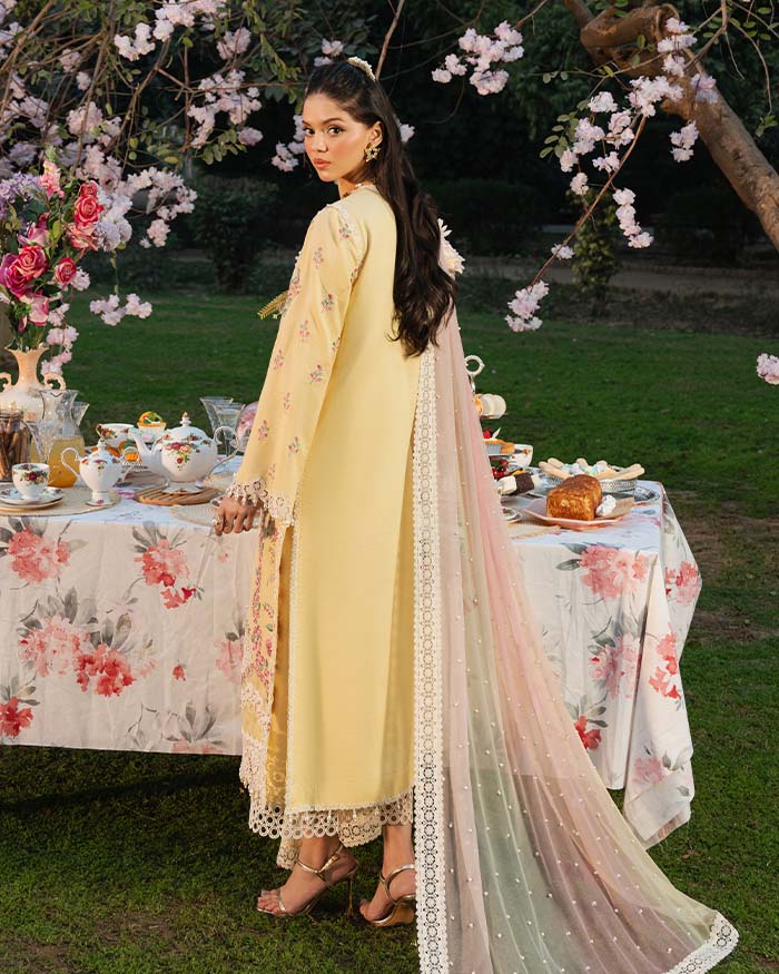 Zevk | Flora Festive Lawn Vol II | LIME