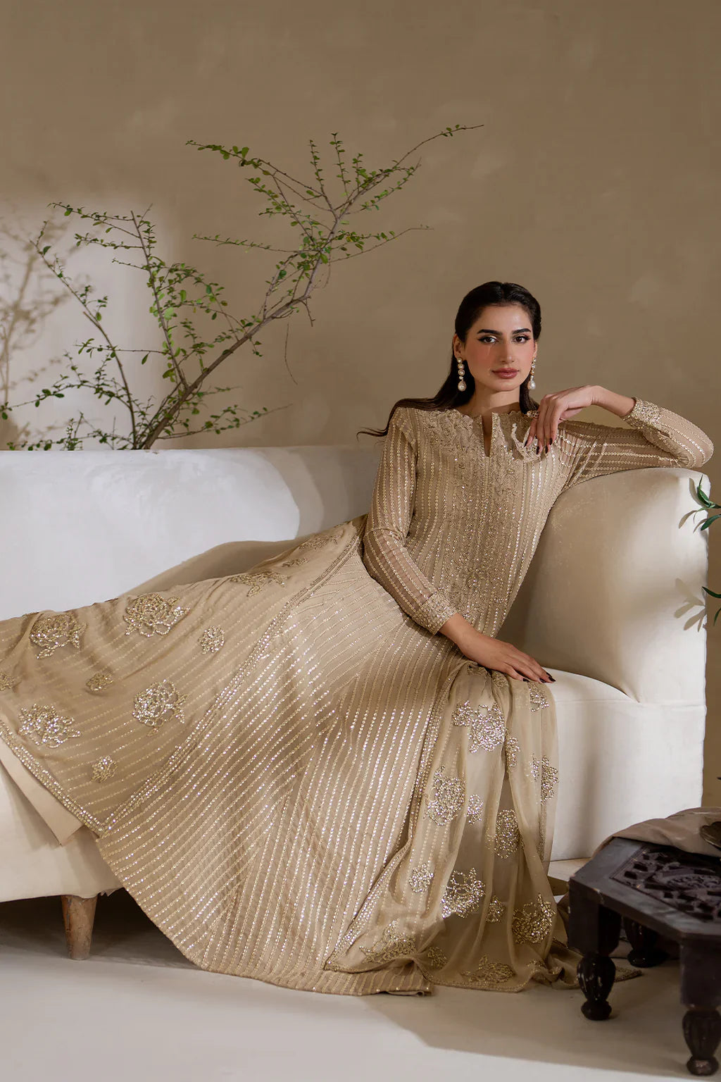 Iznik | Chinon Chiffon | CC-58 Embroidered Chiffon