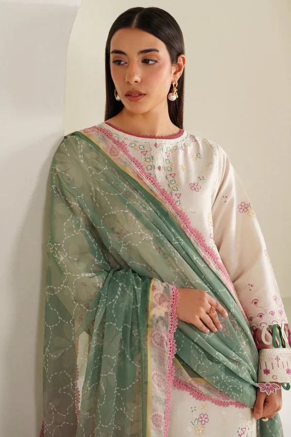 Farasha | Summer Weaves Embroidered lawn'26 | Meadow Bloom