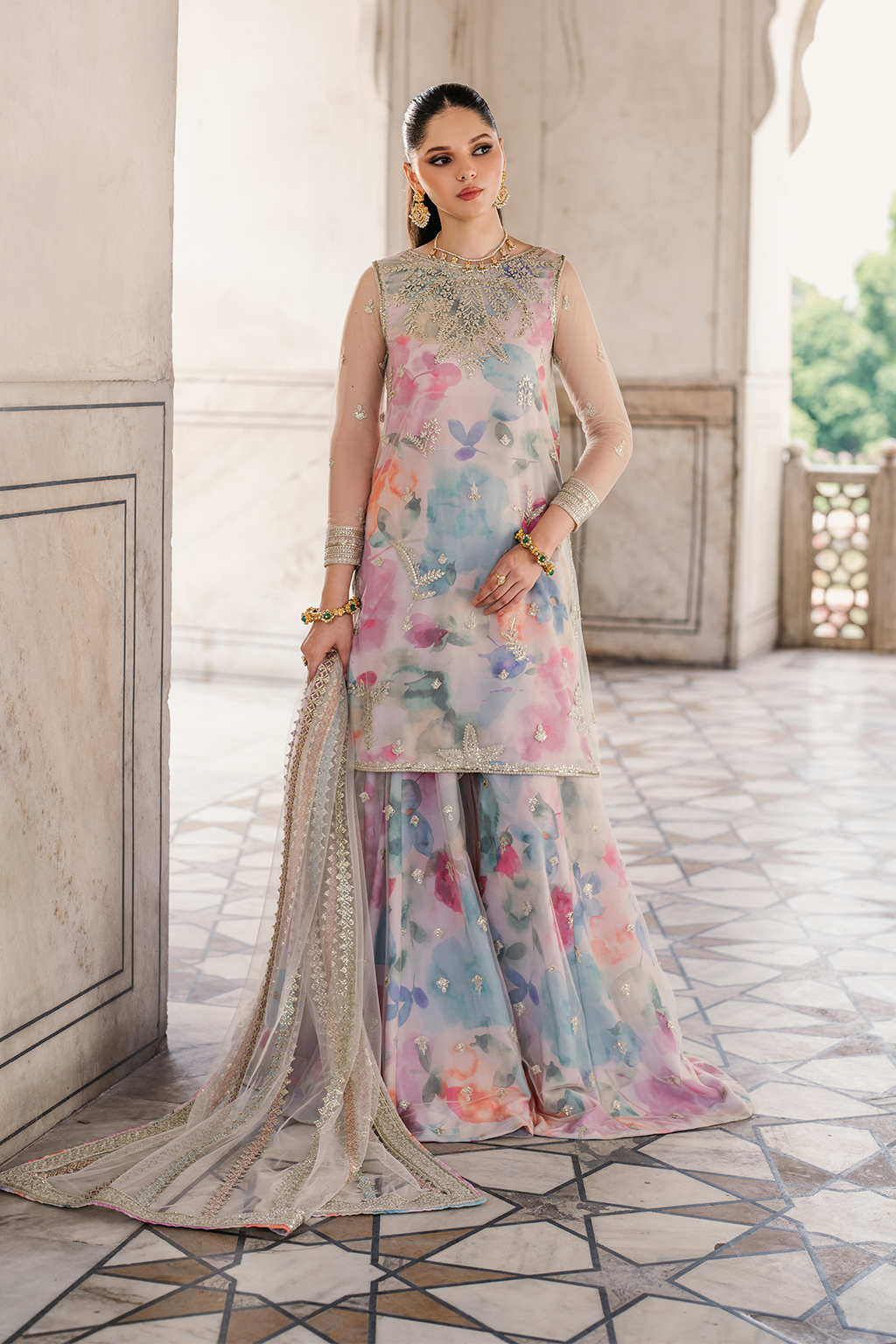 Iznik | Exclusive Formals | UE-312 Printed Georgette