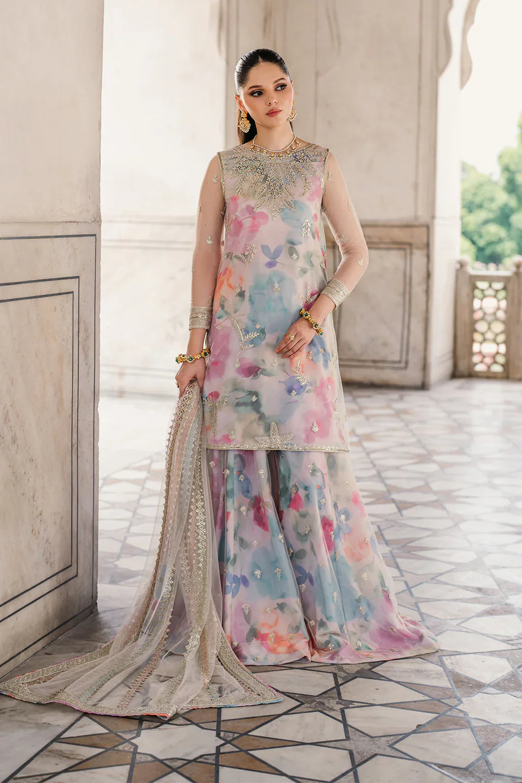 Iznik | Exclusive Formals | UE-312 Printed Georgette